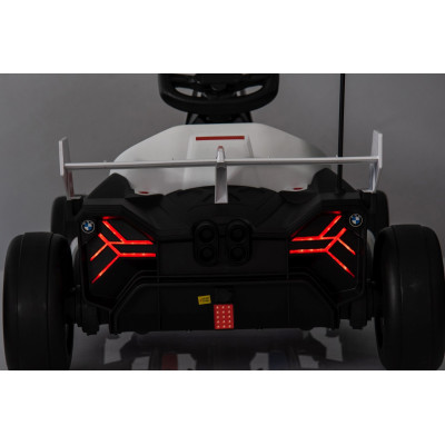 Vaikiškas elektrinis kartingas su drifto funkcija BMW, Baltas