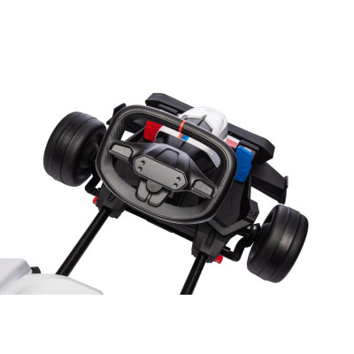 Vaikiškas elektrinis kartingas su drifto funkcija BMW, Baltas