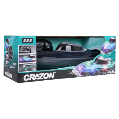 RC valdoma vandens valtis su foniniu apšvietimu mėlyna