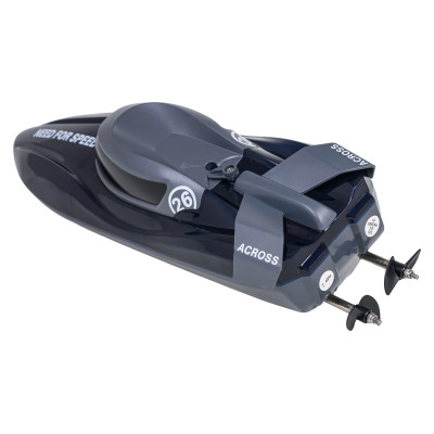 RC valdoma vandens valtis su foniniu apšvietimu mėlyna