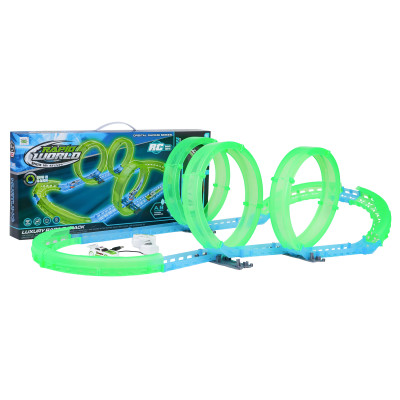 Tamsoje šviečianti lenktynių trasa 38vnt.