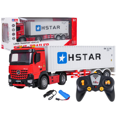 Didelis R/C konteinerių sunkvežimis