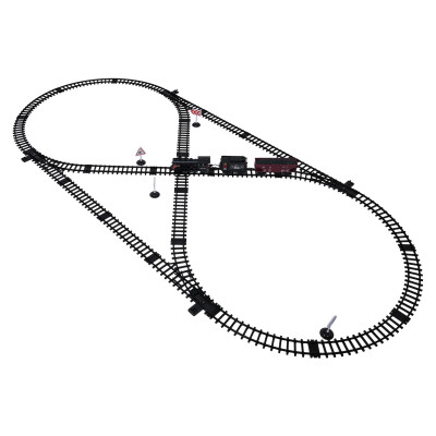 Traukinys su dūmų, šviesų ir garso funkcijomis