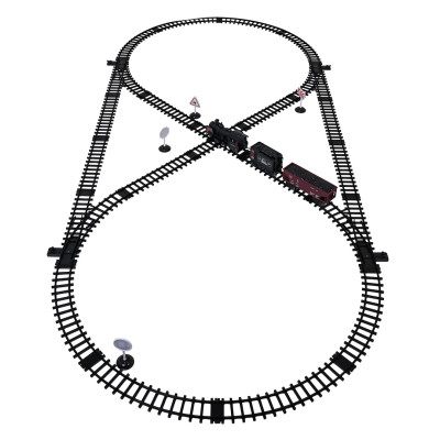 Traukinys su dūmų, šviesų ir garso funkcijomis