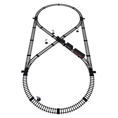 Traukinys su dūmų, šviesų ir garso funkcijomis