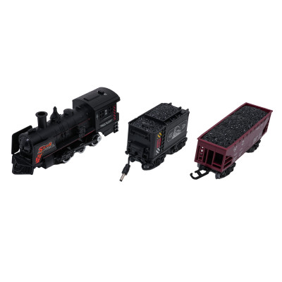 Traukinys su dūmų, šviesų ir garso funkcijomis