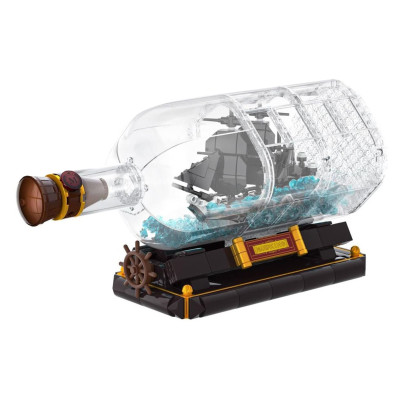 Mould King konstruktorius Piratų laivas butelyje 822 detalės