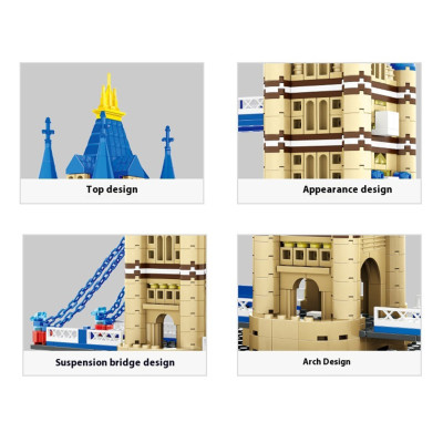 Konstruktorius Londono tiltas 1054 detalės