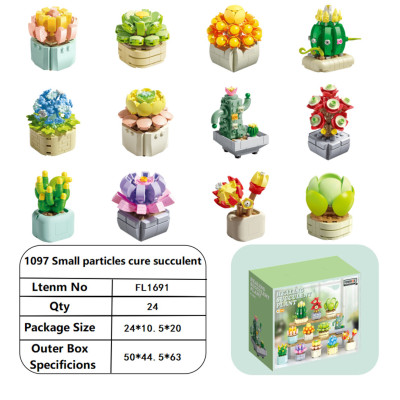 Flowers Block Set 1097pcs.