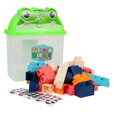 Soft Blocks Set 44 pcs + Frog Packaging - 2