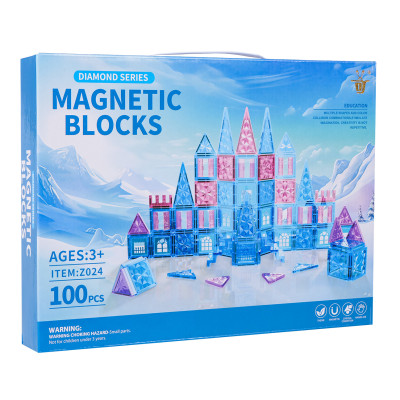 ICE SNOW Magnetic Blocks Set 100pcs.