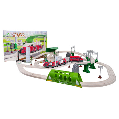 Miesto traukinys su šviesos ir garso funkcija 89 vnt.