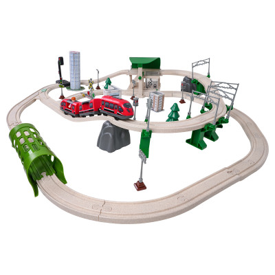 Miesto traukinys su šviesos ir garso funkcija 89 vnt.