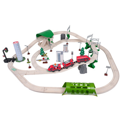 Miesto traukinys su šviesos ir garso funkcija 89 vnt.