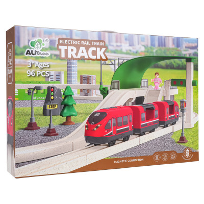 Miesto traukinys su šviesos ir garso funkcija 89 vnt.