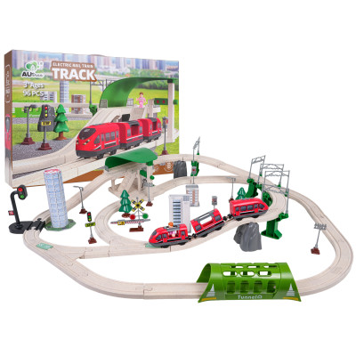 Miesto traukinys su šviesos ir garso funkcija 89 vnt.