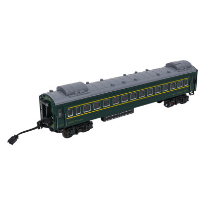 Retro traukinys su šviesomis, garsais ir dūmų funkcija 216 cm