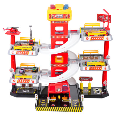 Daugiaaukštė gaisrinės automobilių stovėjimo aikštelė + priedai