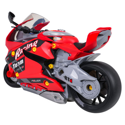 Vaikiškas mažojo mechaniko rinkinys "motociklas", raudonas