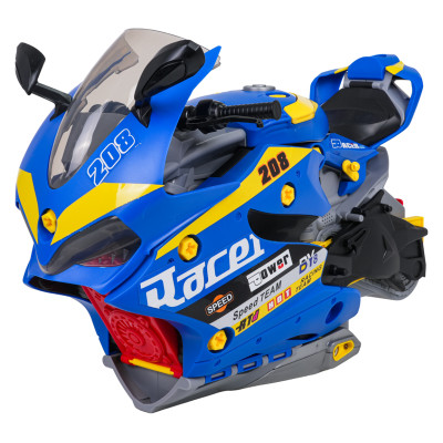 MEGA automobilių garažas motociklo dėkle su dūmų funkcija