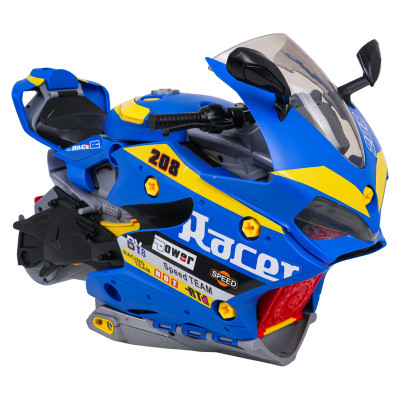 MEGA automobilių garažas motociklo dėkle su dūmų funkcija