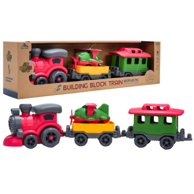 Bioplastic Train + Wagons Set