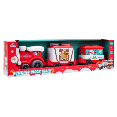 Christmas Train + Wagons Set