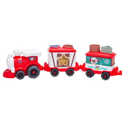 Christmas Train + Wagons Set