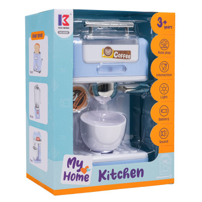 Vaikiškas kavos aparatas mėlynas