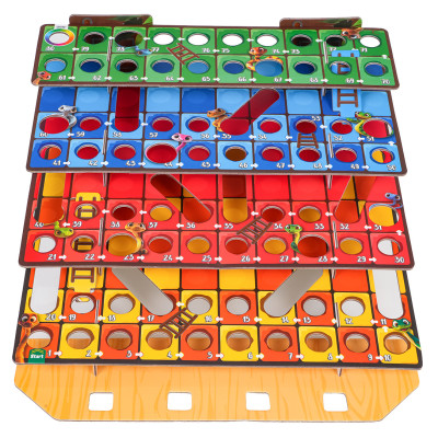 3D gyvatės kopėčių stalo žaidimas