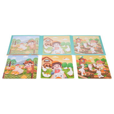 Magnetinė dėlionė knygoje "Ūkis" - 4