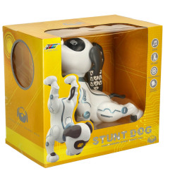 Interaktyvus šuns nuotolinio valdymo RC robotas šokinėja dainuoja