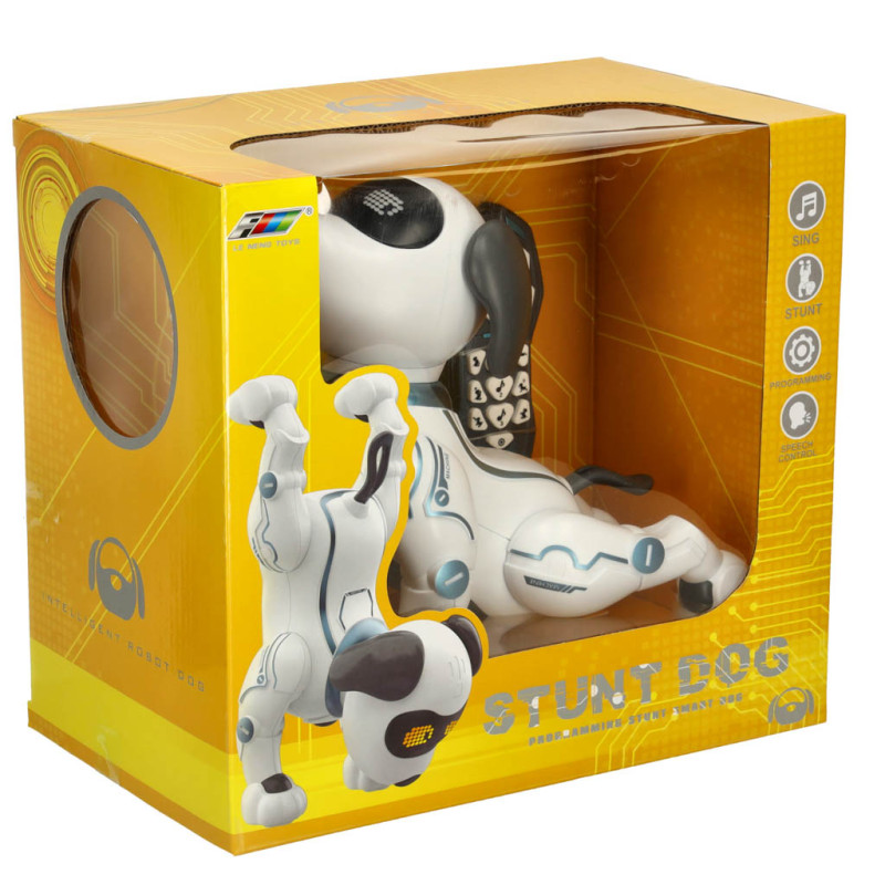 Interaktyvus šuns nuotolinio valdymo RC robotas šokinėja dainuoja