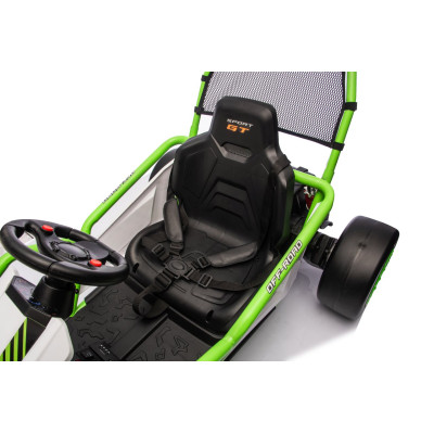 Vaikiškas elektrinis kartingas su drifto funkcija Tornado, Žalias