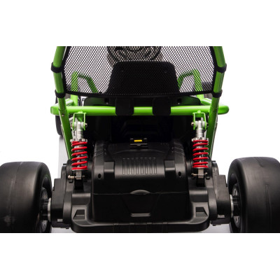 Vaikiškas elektrinis kartingas su drifto funkcija Tornado, Žalias