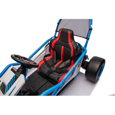 Vaikiškas elektrinis kartingas su drifto funkcija Tornado, Mėlynas