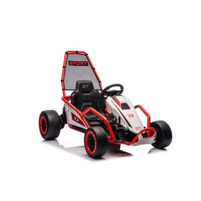 Vaikiškas elektrinis kartingas su drifto funkcija Tornado, Raudonas