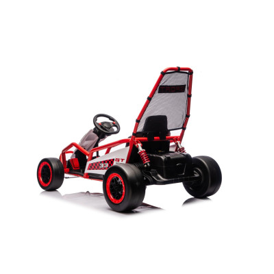 Vaikiškas elektrinis kartingas su drifto funkcija Tornado, Raudonas