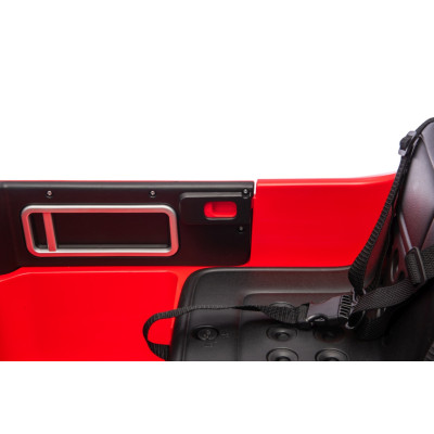 Elektromobilis Ford GT raudonas