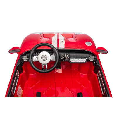 Elektromobilis Ford GT raudonas