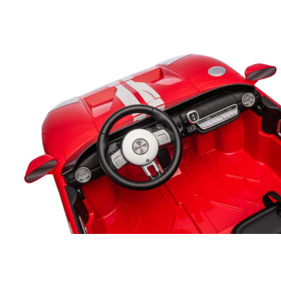 Elektromobilis Ford GT raudonas