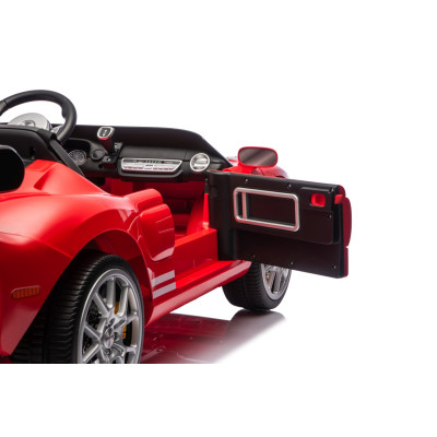 Elektromobilis Ford GT raudonas