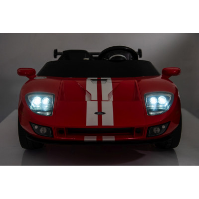 Elektromobilis Ford GT raudonas