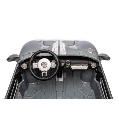 Elektromobilis Ford GT pilkas