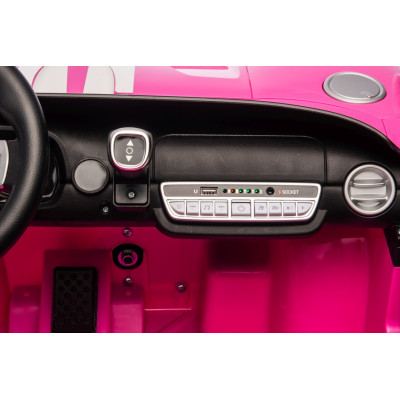 Elektromobilis Ford GT rožinis