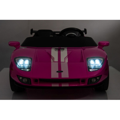 Elektromobilis Ford GT rožinis