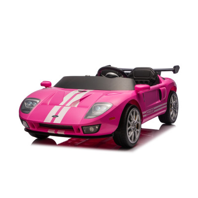 Elektromobilis Ford GT rožinis