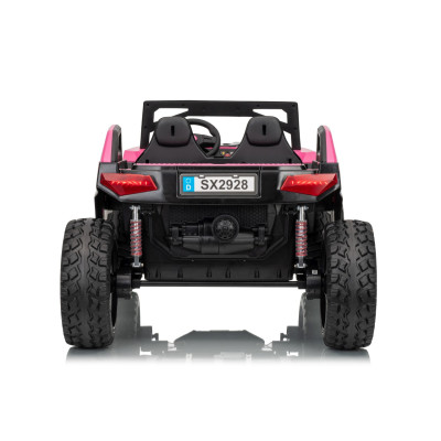 Elektrinis vaikiškas bagis RTR Monster Speed 4x4, Rožinis