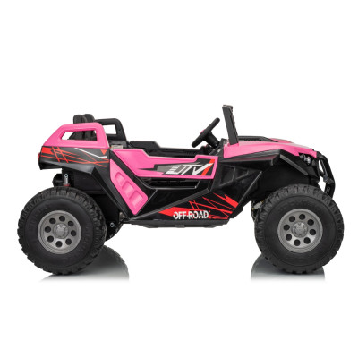 Elektrinis vaikiškas bagis RTR Monster Speed 4x4, Rožinis