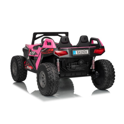 Elektrinis vaikiškas bagis RTR Monster Speed 4x4, Rožinis